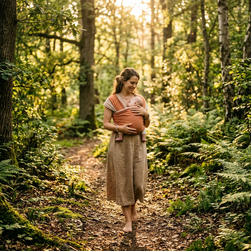 Mutter im Wald – Natur und innere Ruhe